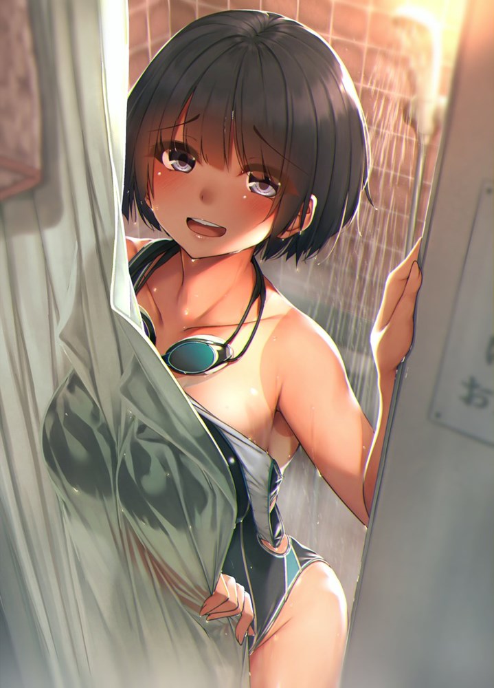 二次元競泳水着画像エロくない？